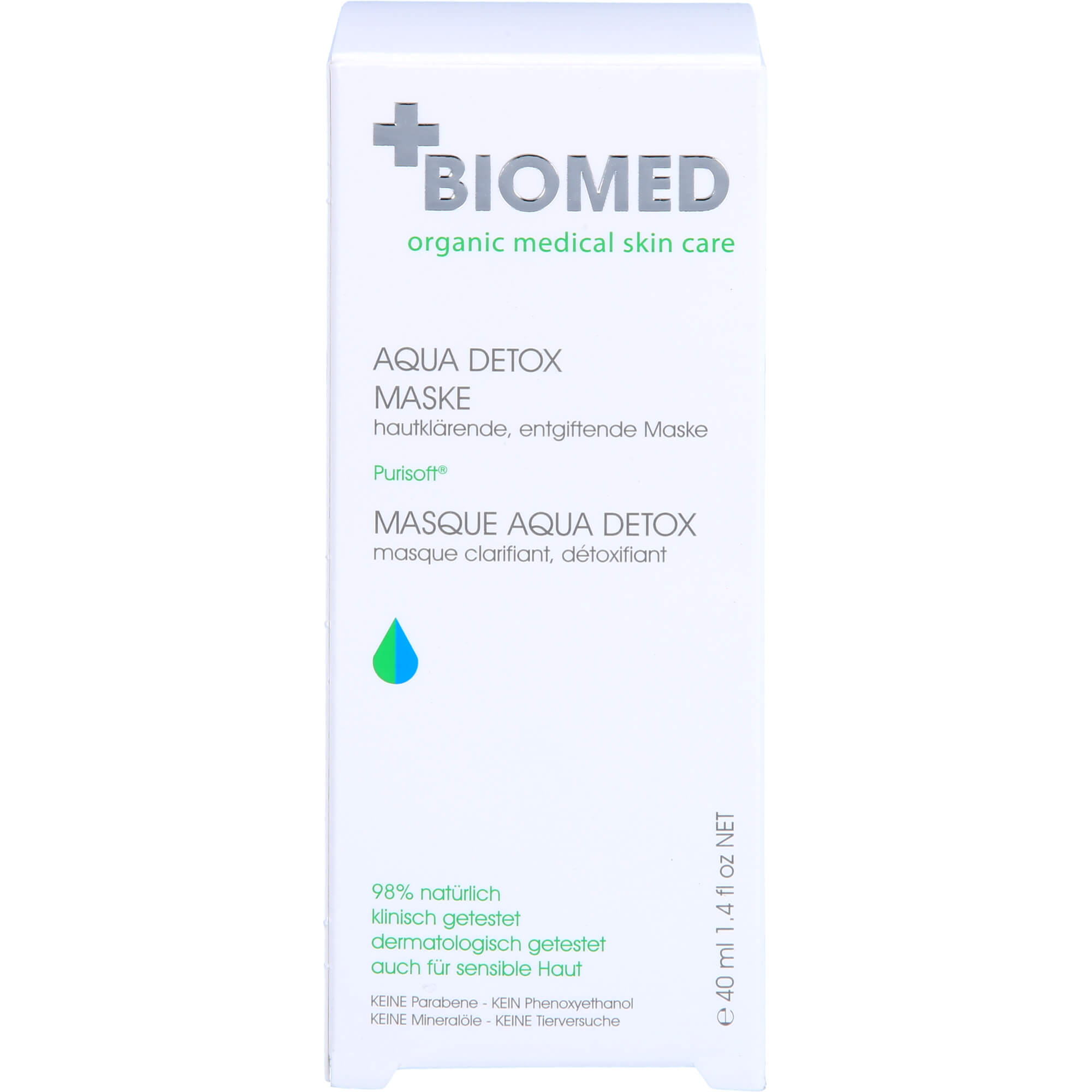 BIOMED Aqua Detox entgiftende Gesichtsmaske
