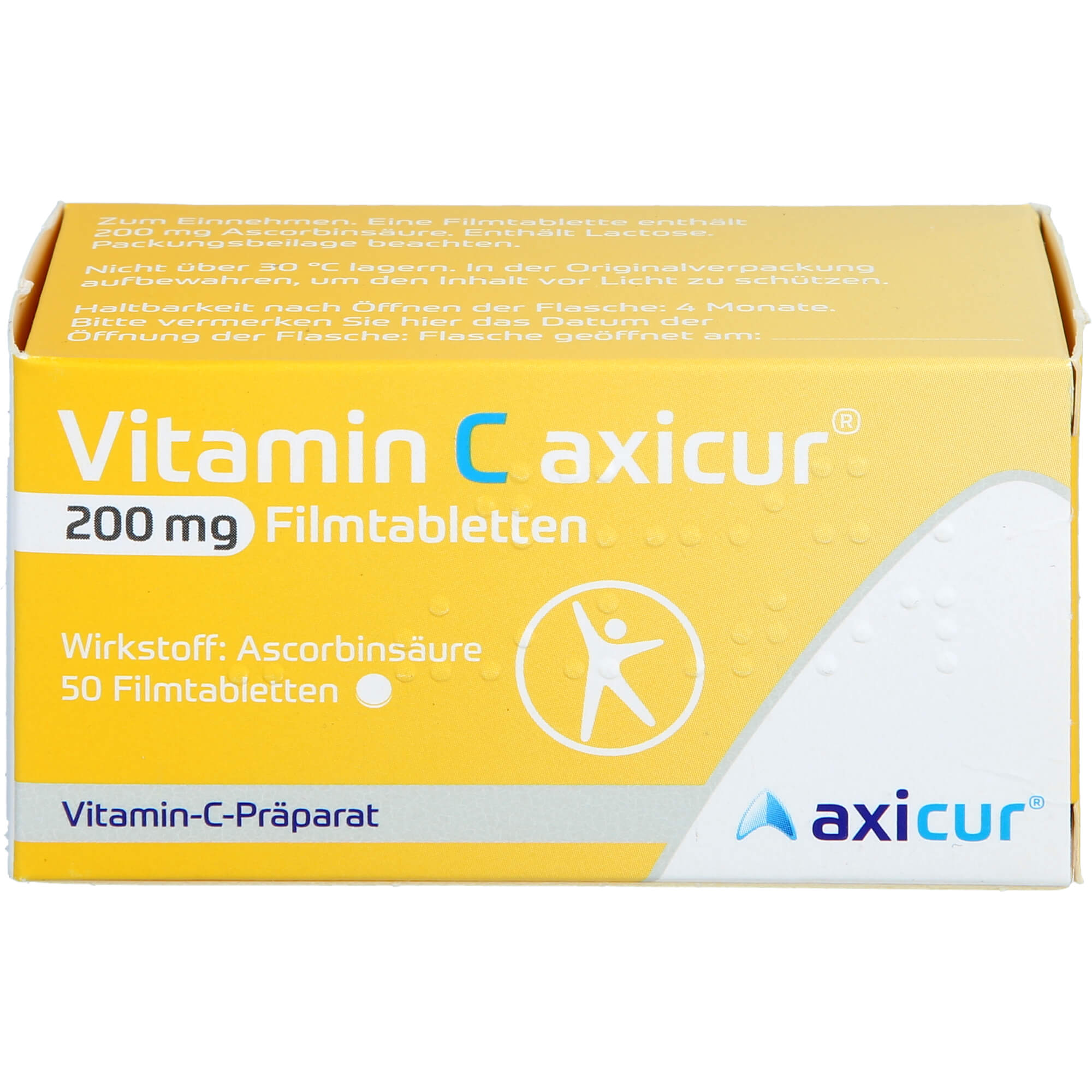 VITAMIN C AXICUR 200 mg Filmtabletten