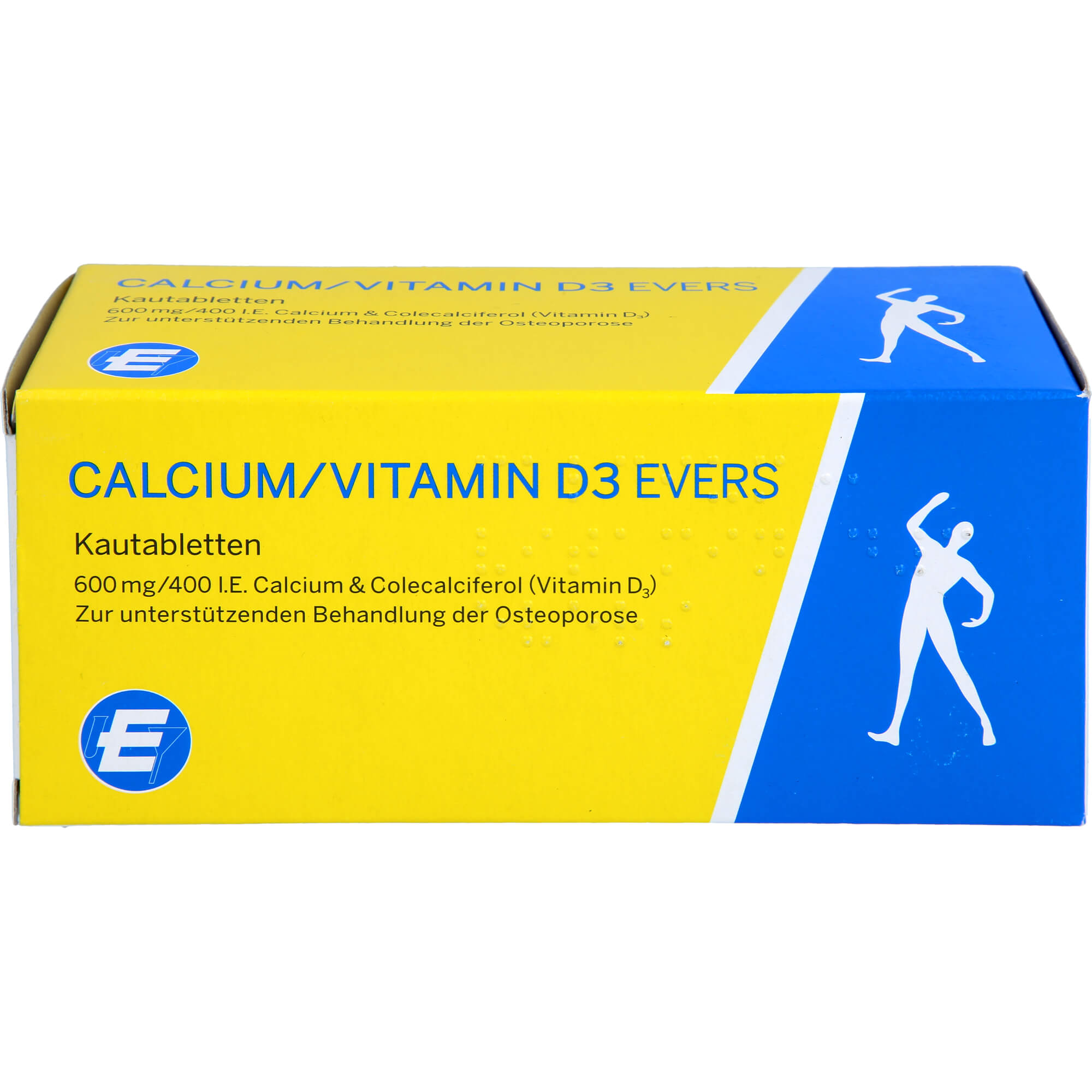 CALCIUM/VITAMIN D3 Evers 600 mg/400 I.E Kautabl.