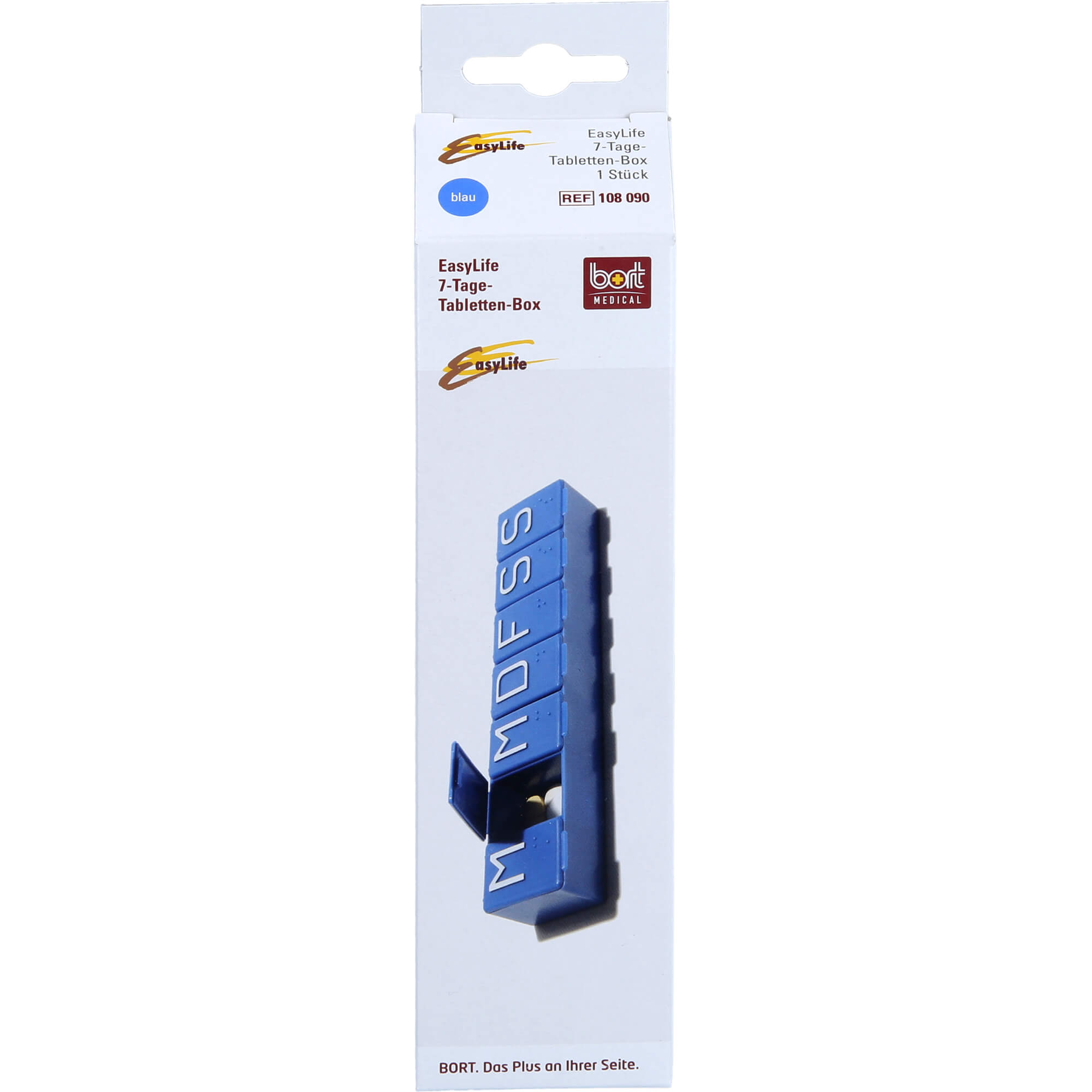 BORT EasyLife 7-Tage-Tablettenbox blau