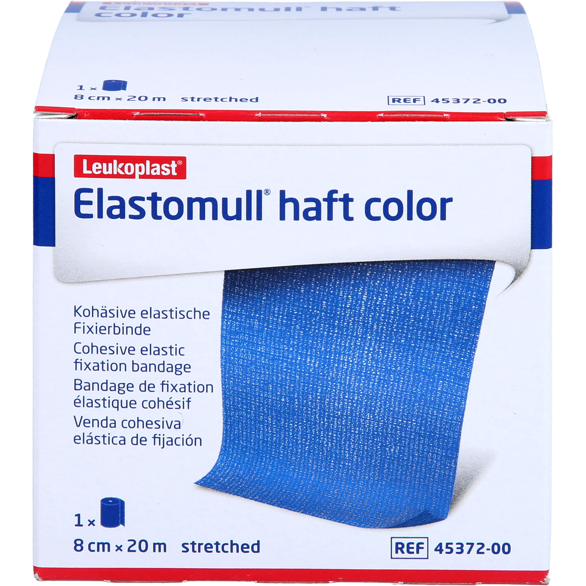 ELASTOMULL haft color 8 cmx20 m Fixierb.blau