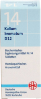 BIOCHEMIE DHU 14 Kalium bromatum D 12 Tabletten