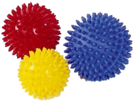 SISSEL Spiky Ball 9 cm rot