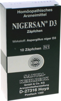 NIGERSAN D 3 Suppositorien