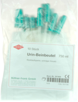 URIN BEINBEUTEL 750 ml Rückl.Sp.m.Abl.schräg