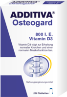 ADDITIVA Osteogard 800 I.E. Vitamin D3 Tabletten