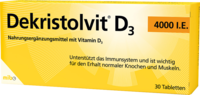 DEKRISTOLVIT D3 4.000 I.E. Tabletten