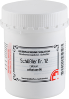 SCHÜSSLER NR.12 Calcium sulfuricum D 6 Tabletten