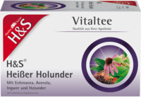 H&S heißer Holunder Vitaltee Filterbeutel