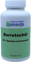 BORRETSCHÖL 20% Gamma-Linolensäure 160 Kapseln