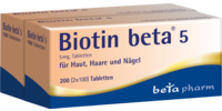 BIOTIN-BETA-5-Tabletten