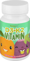 VITAMIN D3+K2 vegan Kinder zuckerfrei Kautabletten