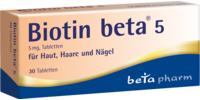 BIOTIN-BETA-5-Tabletten
