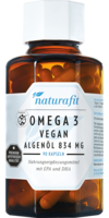 NATURAFIT Omega-3 vegan Algenöl 834 mg Kapseln