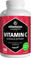 VITAMIN C 160 mg Acerola Extrakt pur vegan Kapseln