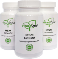 MSM SCHWEFEL 500 mg vegan 3er Set Kapseln