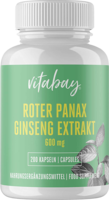 ROTER PANAX Ginseng Extrakt 600 mg vegan Kapseln