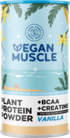 VEGAN MUSCLE Protein+BCAA+Kreatin Vanille Pulver