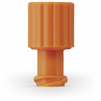 KOMBISTOPFEN orange Luer-Lock