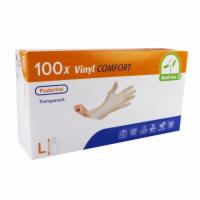 HANDSCHUHE Einmal Vinyl puderfrei Gr.L MEDI INN