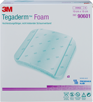 TEGADERM Foam n.klebend FK 10x10 cm 90601