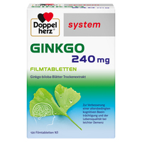 DOPPELHERZ Ginkgo 240 mg system Filmtabletten