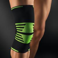 BORT ActiveColor Sport Kniebandage L schw./grün