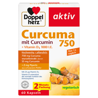 DOPPELHERZ Curcuma 750 Kapseln