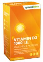 GESUND LEBEN Vitamin D3 1000 I.E. Tabletten