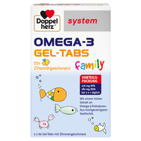 DOPPELHERZ Omega-3 Gel-Tabs family system