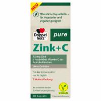 DOPPELHERZ Zink+C pure Kapseln