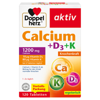 DOPPELHERZ Calcium+D3+K Tabletten